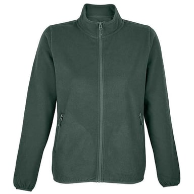 SOLS Womens/Ladies Factor Microfleece Recycled Fleece Jacket (Forest Green)