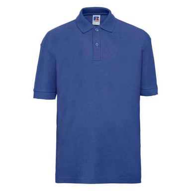 Russell Childrens/Kids Classic Polycotton Polo Shirt (Bright Royal Blue)