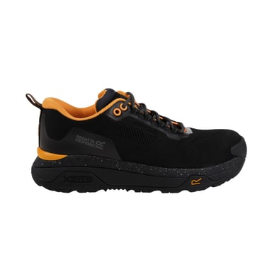 Regatta Mens Crossfort Safety Boots (Black/Gunmetal Grey)