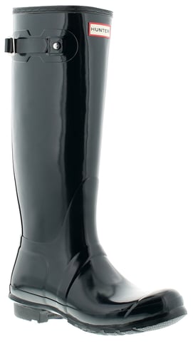 Hunter original tall gloss womens ladies wellies wellington navy