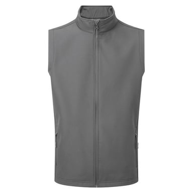 Premier Mens Windchecker Recycled Printable Gilet (Dark Grey)