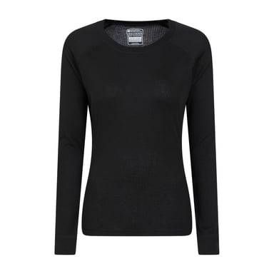 Mountain Warehouse Womens/Ladies Talus Long-Sleeved Top (Black)