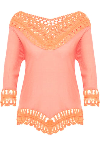 IZIA tunic with crochet part mahisha