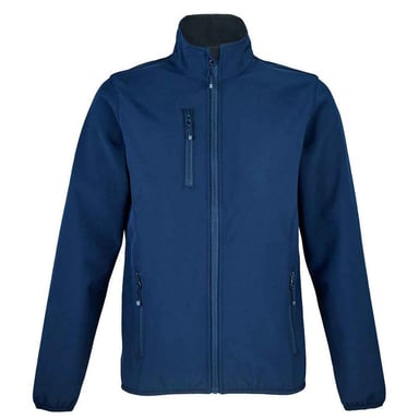 SOLS Womens/Ladies Falcon Softshell Recycled Soft Shell Jacket (Abyss Blue)