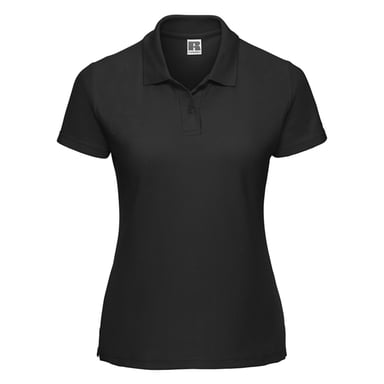 Russell Womens/Ladies Classic Polycotton Polo Shirt (Black)