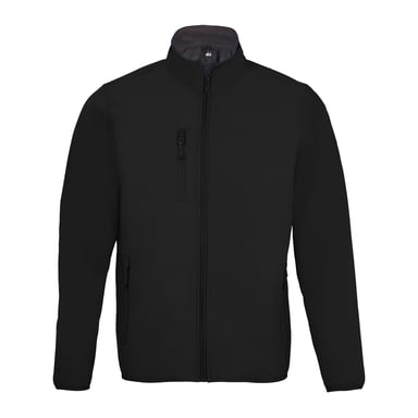 SOLS Mens Radian Soft Shell Jacket (Black)