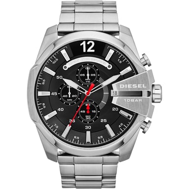 Diesel Mega Chief Men's Silver Watch DZ4308
