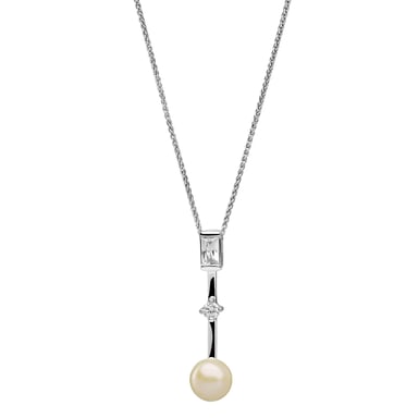 Orphelia 'Maxime' Women's 925 Sterling Silver Chain with Pendant - Silver ZH-7514