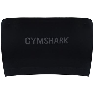 Bandeau negro sin costuras para mujer Gymshark