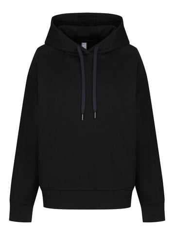 Luke 1977 Womens Jumping Workout Oversized Hoodie in Black