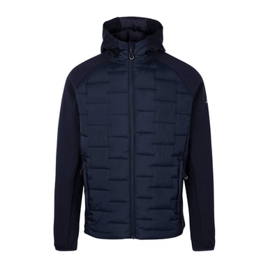 Trespass Mens Heber Hybrid Hoodie (Navy)