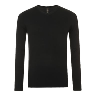 SOLS Mens Glory V Neck Sweater (Black)