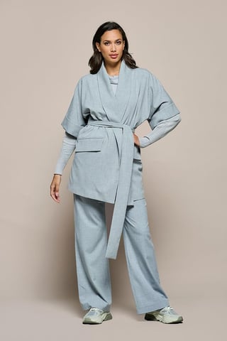 Roseline Blazer Lichtgrijs