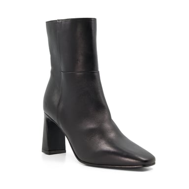 Dune Ladies Orlie - Leather Flare-Heel Ankle Boots