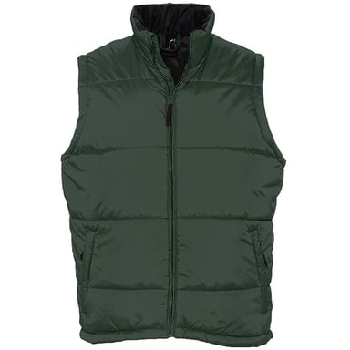 SOLS Warm Unisex Padded Bodywarmer Jacket (Forest Green)