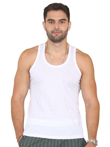 Enzo | Pack de 3 chalecos para hombre - Blanco