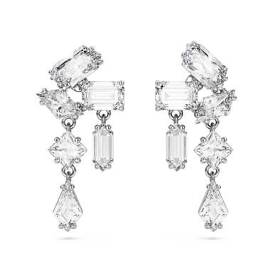 Swarovski 'Mesmera' Women's Base Metal Drop Earrings - Silver 5665825