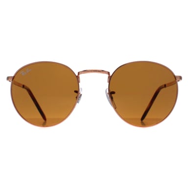 Ray-Ban Redonda Unisex Oro Rosa Marrón RB3637 Nueva Redonda