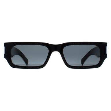 Saint Laurent Rectangle Hombre Negro Gris SL660
