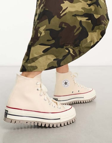 Converse CT70 Trek Hi trainers in white