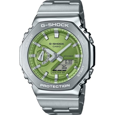 Reloj de Hombre Casio G-Shock Plateado GM-2110D-3AER