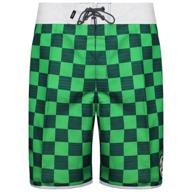 Vans fuera de la pared Planetary Board Mens Green Shorts