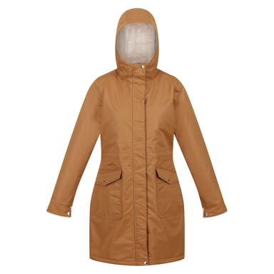 Regatta Womens/Ladies Romine Waterproof Parka (Rubber/Light Vanilla)