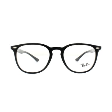 Montura de Gafas Ray-Ban 7159 2000 Negra para Hombres y Mujeres 52mm