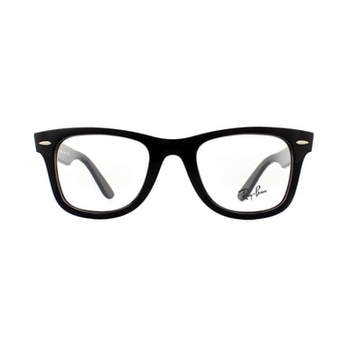 Montura de Gafas Ray-Ban Square Negra Unisex para Mujeres