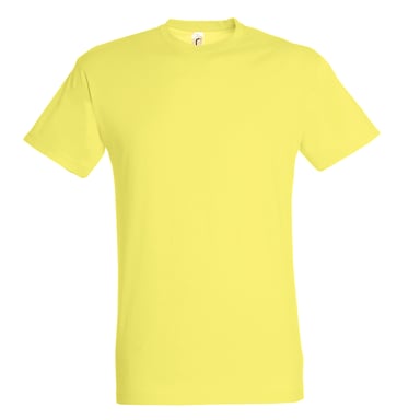 SOLS Mens Regent Short Sleeve T-Shirt (Pale Yellow)
