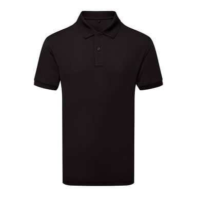 Asquith & Fox Mens Glacier Tech Polo Shirt (Black)