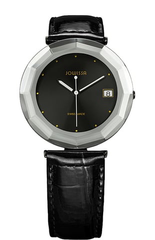Jowissa: Reloj negro Safira 24 para mujer