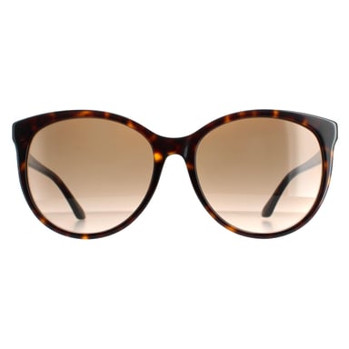 Gucci Round Ladies Havana Marrón degradado GG0729SA
