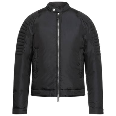 Chaqueta de plumas negra Biker de Dsquared2