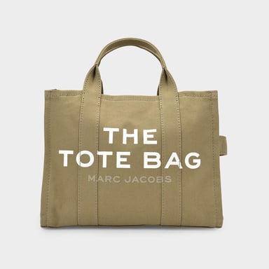 Marc Jacobs The Small Tote Bag - - Algodón - Verde pizarra