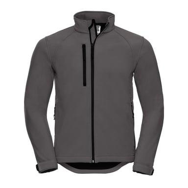 Russell Mens Soft Shell Jacket (Titanium Solid)