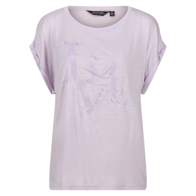 Regatta Womens/Ladies Roselynn Love T-Shirt (Pastel Lilac)