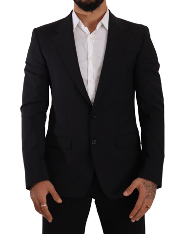 Blazer MARTINI Negro Slim Fit de Hombre con 2 Botones de Dolce & Gabbana