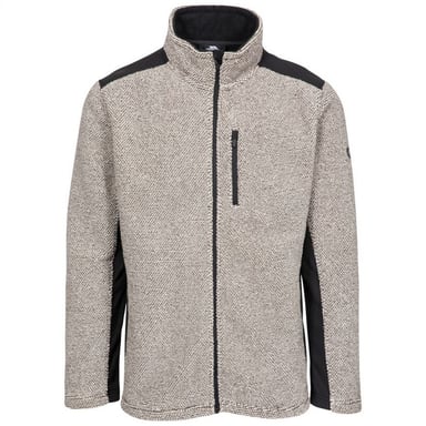 Trespass Mens Farantino Fleece Jacket (Truffle Brown Stripe)
