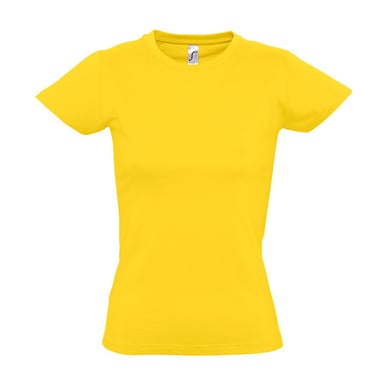 SOLS Womens/Ladies Imperial Heavy Short Sleeve T-Shirt (Gold)