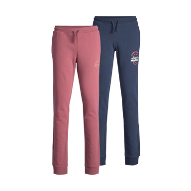 Jack & Jones Junior Logo Sweat Pants In 2Pk