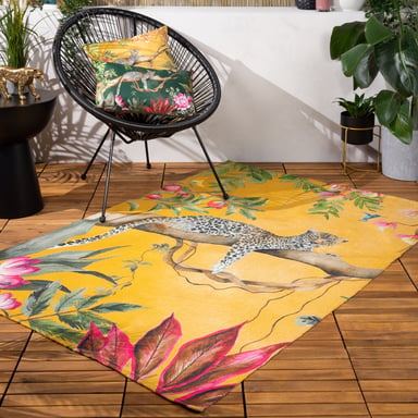 Wylder Tropics Leopard Printed Outdoor Rug, 120 x 170 cm