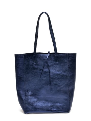 Carla Ferreri SS22 CF 8069 Blue Leather Bag