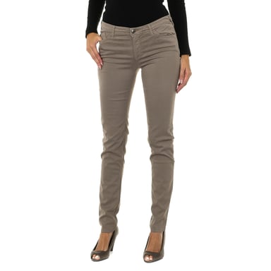 Pantalones largos de tejido elástico 6Y5J28-5N0RZ mujer