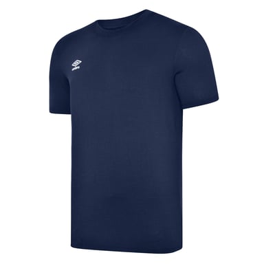 Umbro Mens Club Leisure T-Shirt (Navy/White)