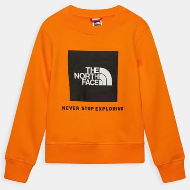 Sudadera amarilla con cuello redondo para jóvenes Box de The North Face