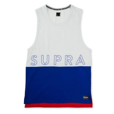 Supra Color Block redondeo de cuello redondo Vestido de marca para hombres 102176 117