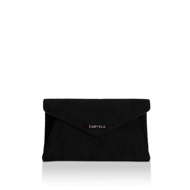 Carvela Suedette Megan Envelope Clutch Bag