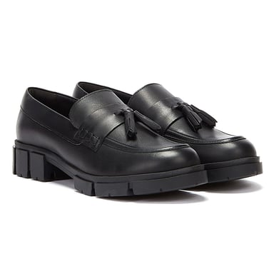 Clarks Teala Leather Womens Loafers