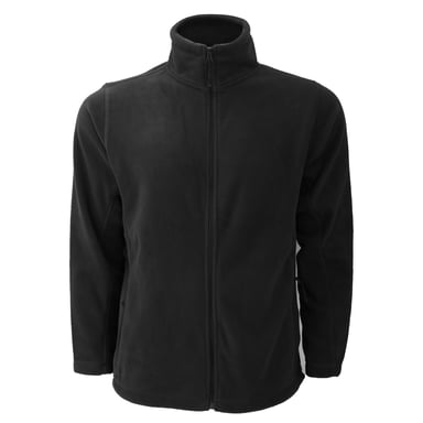 Russell Mens Full Zip Outdoor Fleece Jacket (Black)